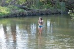 A swim in the river
