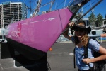 Jessica Watson's boat - Youngest to sail around the world solo, nonstop.